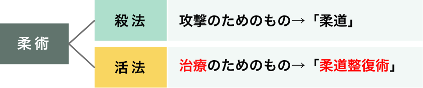 活法：治療のためのものを柔道整復術